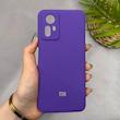 قاب گوشی Redmi Note 12S شیائومی سیلیکونی اورجینال پاک کنی سورا SORA درجه یک زیربسته بنفش کد 165628