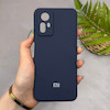 قاب گوشی Redmi Note 12S شیائومی سیلیکونی اورجینال پاک کنی سورا SORA درجه یک زیربسته سرمه ای کد 165630