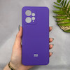 قاب گوشی Redmi Note 12 4G شیائومی سیلیکونی اورجینال پاک کنی سورا SORA درجه یک زیربسته بنفش کد 165632