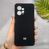 قاب گوشی Redmi Note 12 4G شیائومی سیلیکونی اورجینال پاک کنی سورا SORA درجه یک زیربسته مشکی کد 165635