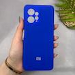 قاب گوشی Redmi Note 12 4G شیائومی سیلیکونی اورجینال پاک کنی سورا SORA درجه یک زیربسته آبی کاربنی کد 165636