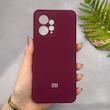 قاب گوشی Redmi Note 12 4G شیائومی سیلیکونی اورجینال پاک کنی سورا SORA درجه یک زیربسته زرشکی کد 165638