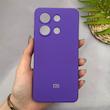 قاب گوشی Redmi Note 13 4G شیائومی سیلیکونی اورجینال پاک کنی سورا SORA درجه یک زیربسته بنفش کد 165643