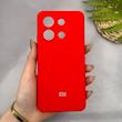 قاب گوشی Redmi Note 13 4G شیائومی سیلیکونی اورجینال پاک کنی سورا SORA درجه یک زیربسته قرمز کد 165648