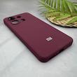 قاب گوشی Redmi Note 13 4G شیائومی سیلیکونی اورجینال پاک کنی سورا SORA درجه یک زیربسته زرشکی کد 165649