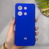قاب گوشی Redmi Note 13 4G شیائومی سیلیکونی اورجینال پاک کنی سورا SORA درجه یک زیربسته آبی کاربنی کد 165652