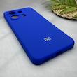 قاب گوشی Redmi Note 13 4G شیائومی سیلیکونی اورجینال پاک کنی سورا SORA درجه یک زیربسته آبی کاربنی کد 165652