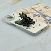 قاب گوشی Galaxy A06 سامسونگ فانتزی IMD لنز نگین دار دور مات دکمه کرومی طرح قلب و پروانه کیوت کد 165657