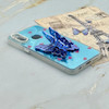 قاب گوشی Galaxy A10S سامسونگ فانتزی IMD لنز نگین دار دور مات دکمه کرومی طرح قلب و پروانه کیوت کد 165665