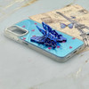 قاب گوشی Galaxy A14 سامسونگ فانتزی IMD لنز نگین دار دور مات دکمه کرومی طرح قلب و پروانه کیوت کد 165670