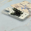 قاب گوشی Galaxy A15 سامسونگ فانتزی IMD لنز نگین دار دور مات دکمه کرومی طرح قلب و پروانه کیوت کد 165673