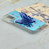 قاب گوشی Galaxy A15 سامسونگ فانتزی IMD لنز نگین دار دور مات دکمه کرومی طرح قلب و پروانه کیوت کد 165674