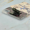 قاب گوشی Galaxy A15 سامسونگ فانتزی IMD لنز نگین دار دور مات دکمه کرومی طرح قلب و پروانه کیوت کد 165676