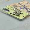 قاب گوشی Galaxy A16 سامسونگ فانتزی IMD لنز نگین دار دور مات دکمه کرومی طرح قلب و پروانه کیوت کد 165680