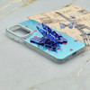 قاب گوشی Galaxy A17 سامسونگ فانتزی IMD لنز نگین دار دور مات دکمه کرومی طرح قلب و پروانه کیوت کد 165682