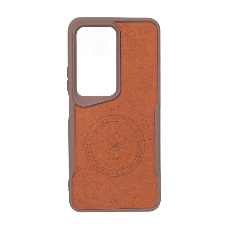 قاب گوشی Redmi 15 5G شیائومی سیلیکونی نیوزون جیر پولو POLO لاکچری قهوه ای کد 180466