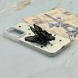 قاب گوشی Galaxy A26 سامسونگ فانتزی IMD لنز نگین دار دور مات دکمه کرومی طرح قلب و پروانه کیوت کد 165703