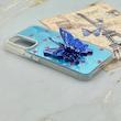 قاب گوشی Galaxy A34 سامسونگ فانتزی IMD لنز نگین دار دور مات دکمه کرومی طرح قلب و پروانه کیوت کد 165707