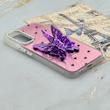 قاب گوشی Galaxy A34 سامسونگ فانتزی IMD لنز نگین دار دور مات دکمه کرومی طرح قلب و پروانه کیوت کد 165709