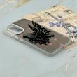 قاب گوشی Galaxy A34 سامسونگ فانتزی IMD لنز نگین دار دور مات دکمه کرومی طرح قلب و پروانه کیوت کد 165710