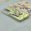 قاب گوشی Galaxy A35 سامسونگ فانتزی IMD لنز نگین دار دور مات دکمه کرومی طرح قلب و پروانه کیوت کد 165711