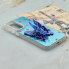 قاب گوشی Galaxy A35 سامسونگ فانتزی IMD لنز نگین دار دور مات دکمه کرومی طرح قلب و پروانه کیوت کد 165714