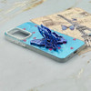 قاب گوشی Galaxy A36 سامسونگ فانتزی IMD لنز نگین دار دور مات دکمه کرومی طرح قلب و پروانه کیوت کد 165716