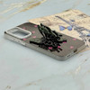 قاب گوشی Galaxy A36 سامسونگ فانتزی IMD لنز نگین دار دور مات دکمه کرومی طرح قلب و پروانه کیوت کد 165717