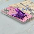 قاب گوشی Galaxy A51 سامسونگ فانتزی IMD لنز نگین دار دور مات دکمه کرومی طرح قلب و پروانه کیوت کد 165725
