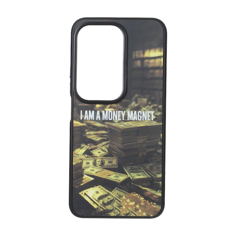 قاب گوشی Redmi 15 4G شیائومی لنز مشکی پشت مات فانتزی چاپ درجه یک سخت طرح MONEY کد 180486