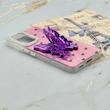 قاب گوشی Galaxy A53 سامسونگ فانتزی IMD لنز نگین دار دور مات دکمه کرومی طرح قلب و پروانه کیوت کد 165730