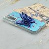 قاب گوشی Galaxy A54 سامسونگ فانتزی IMD لنز نگین دار دور مات دکمه کرومی طرح قلب و پروانه کیوت کد 165733