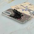 قاب گوشی Galaxy A54 سامسونگ فانتزی IMD لنز نگین دار دور مات دکمه کرومی طرح قلب و پروانه کیوت کد 165734