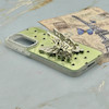 قاب گوشی Galaxy A55 سامسونگ فانتزی IMD لنز نگین دار دور مات دکمه کرومی طرح قلب و پروانه کیوت کد 165736