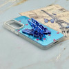 قاب گوشی Galaxy A55 سامسونگ فانتزی IMD لنز نگین دار دور مات دکمه کرومی طرح قلب و پروانه کیوت کد 165740