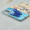 قاب گوشی Galaxy A56 سامسونگ فانتزی IMD لنز نگین دار دور مات دکمه کرومی طرح قلب و پروانه کیوت کد 165744