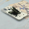 قاب گوشی Galaxy A11 - M11 سامسونگ فانتزی IMD لنز نگین دار دور مات دکمه کرومی طرح قلب و پروانه کیوت کد 165747