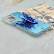 قاب گوشی Galaxy A12 - M12 سامسونگ فانتزی IMD لنز نگین دار دور مات دکمه کرومی طرح قلب و پروانه کیوت کد 165754