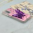 قاب گوشی Galaxy A32 4G سامسونگ فانتزی IMD لنز نگین دار دور مات دکمه کرومی طرح قلب و پروانه کیوت کد 165768