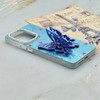 قاب گوشی Poco X7 Pro شیائومی فانتزی IMD لنز نگین دار دور مات دکمه کرومی طرح قلب و پروانه کیوت کد 165797