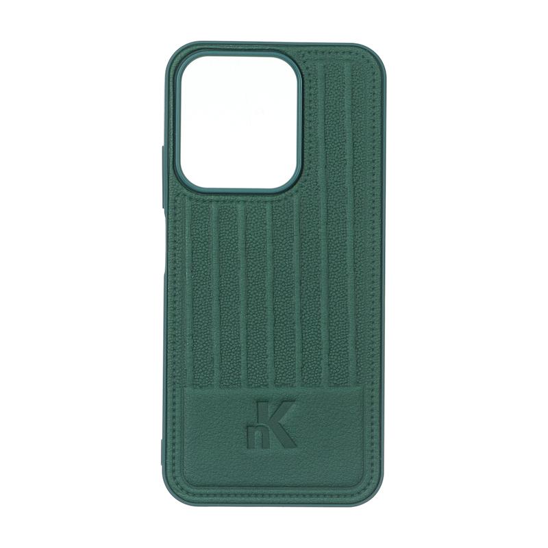 قاب گوشی Redmi 15C - Poco C85 شیائومی اورجینال NK چرمی Line Case سبز کد 180597