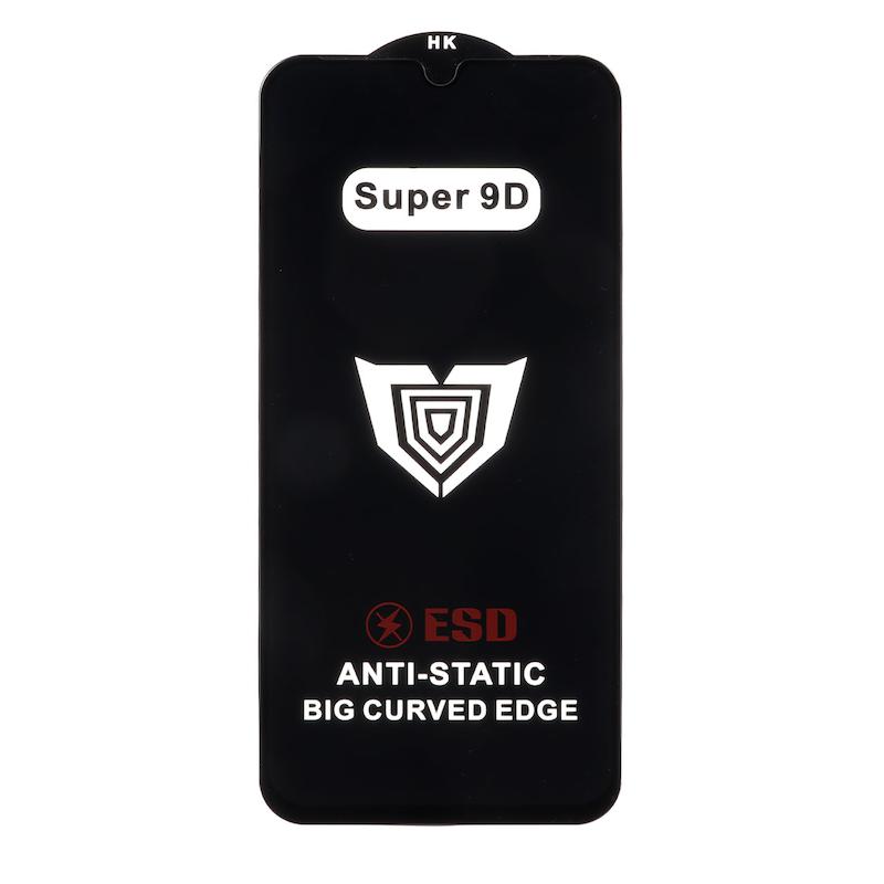 گلس گوشی Redmi 15C - Poco C85 شیائومی شیشه ای فول کاور HK ESD ANTI STATIC دور تراش Full Cover Super 9D اورجینال کد G188-180606