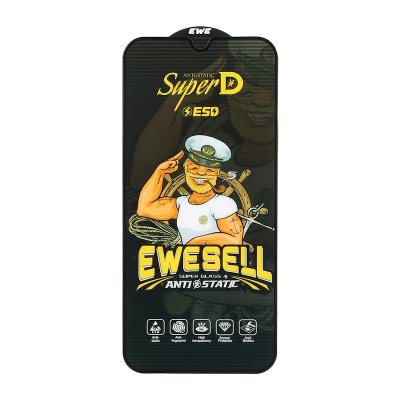 گلس گوشی Redmi 15C - Poco C85 شیائومی شیشه ای EWESELL سری آنتی استاتیک ESD SuperD اورجینال کد 180608