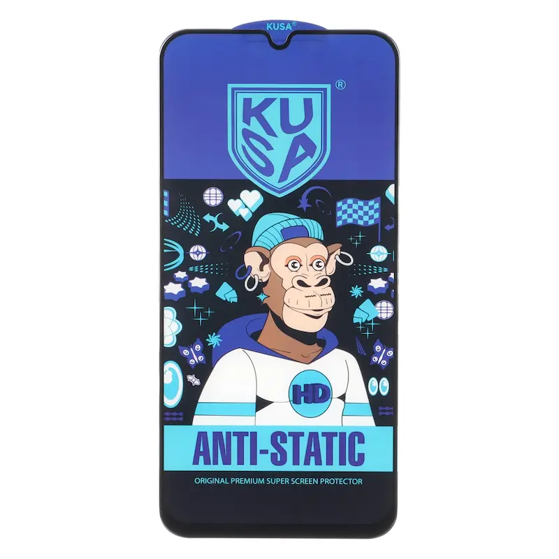 گلس گوشی Redmi 15C - Poco C85 شیائومی شیشه ای KUSA سری آنتی استاتیک ESD ANTI STATIC اورجینال کد G188-180609
