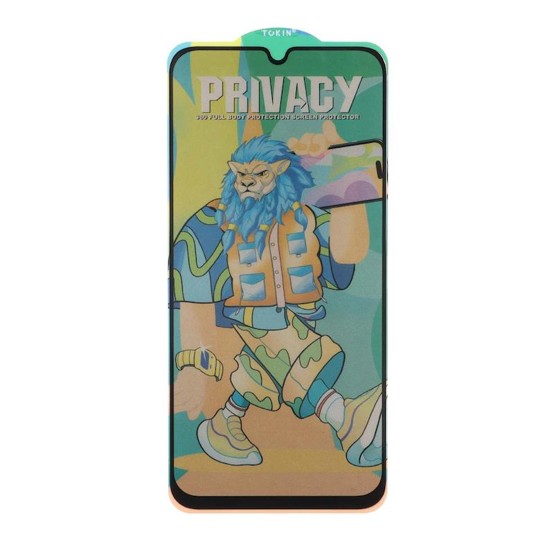 گلس گوشی Redmi 15C - Poco C85 شیائومی شیشه ای حریم شخصی شیشه ای Tokin Privacy فول کاور اورجینال کد G188-180612