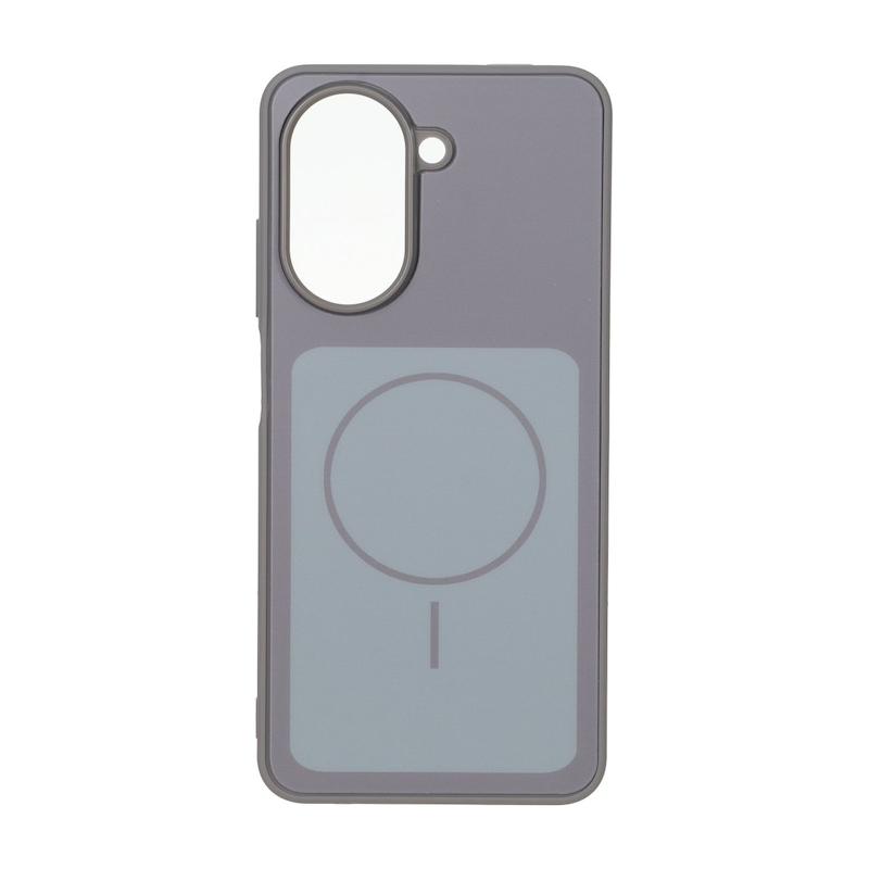 قاب گوشی Redmi A5 - Poco C71 شیائومی مات مستطیلی طرح مگ سیف سری 17 خاکستری کد 180615