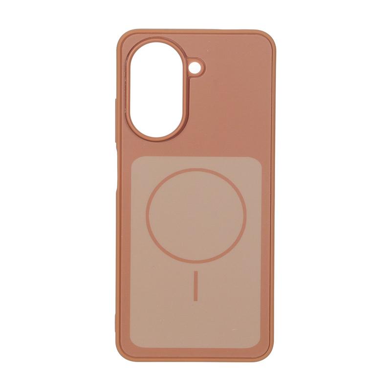 قاب گوشی Redmi A5 - Poco C71 شیائومی مات مستطیلی طرح مگ سیف سری 17 قهوه ای کد 180616