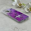 قاب گوشی Galaxy A15 سامسونگ فانتزی ماربل IMD لنز نگین دار دور مات دکمه کرومی طرح پاپیون کیوت کد 165969