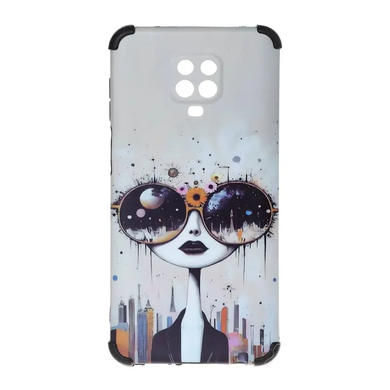 قاب گوشی Redmi Note 9S - Redmi Note 9 Pro شیائومی فانتزی هارد HARD ایربگ دار کپسولی محافظ لنز دار دخترونه کد 180647