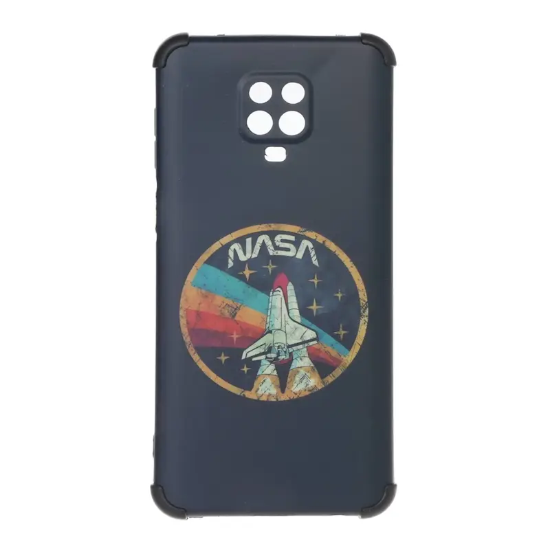 قاب گوشی Redmi Note 9S - Redmi Note 9 Pro شیائومی فانتزی هارد HARD ایربگ دار کپسولی محافظ لنز دار ناسا NASA کد 180654